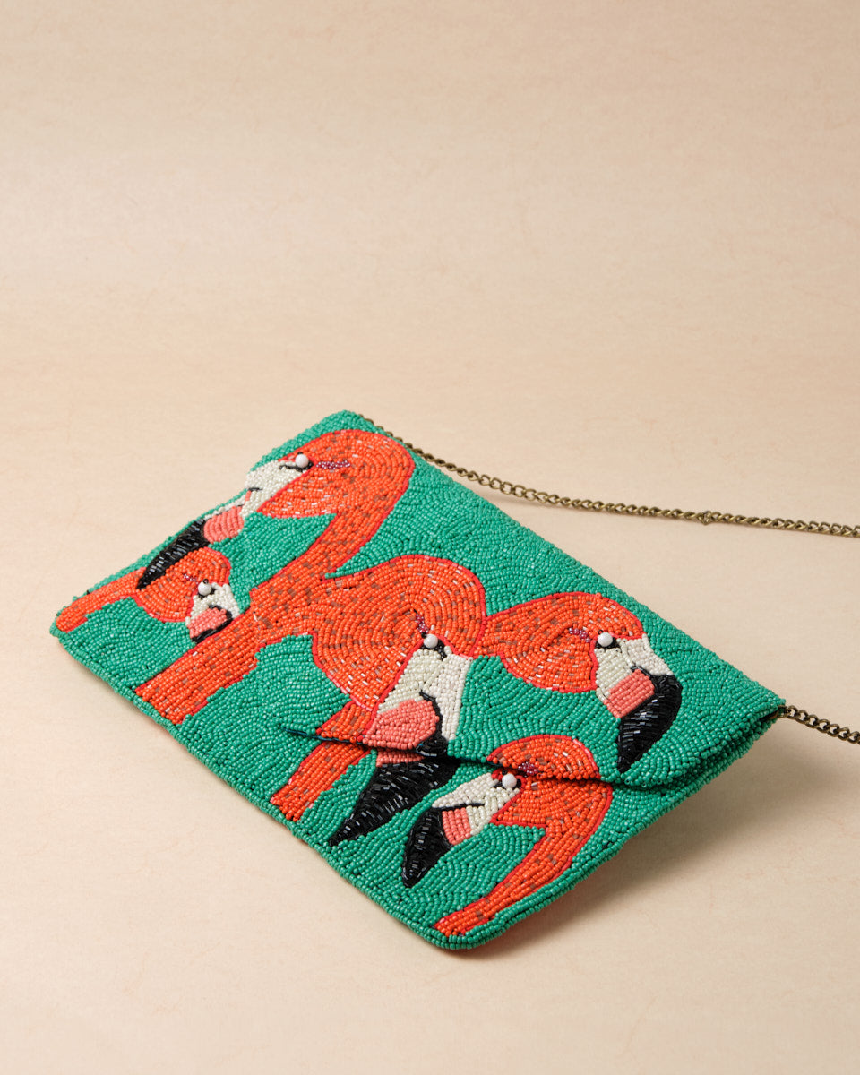 Flamingo Heads, Turquoise