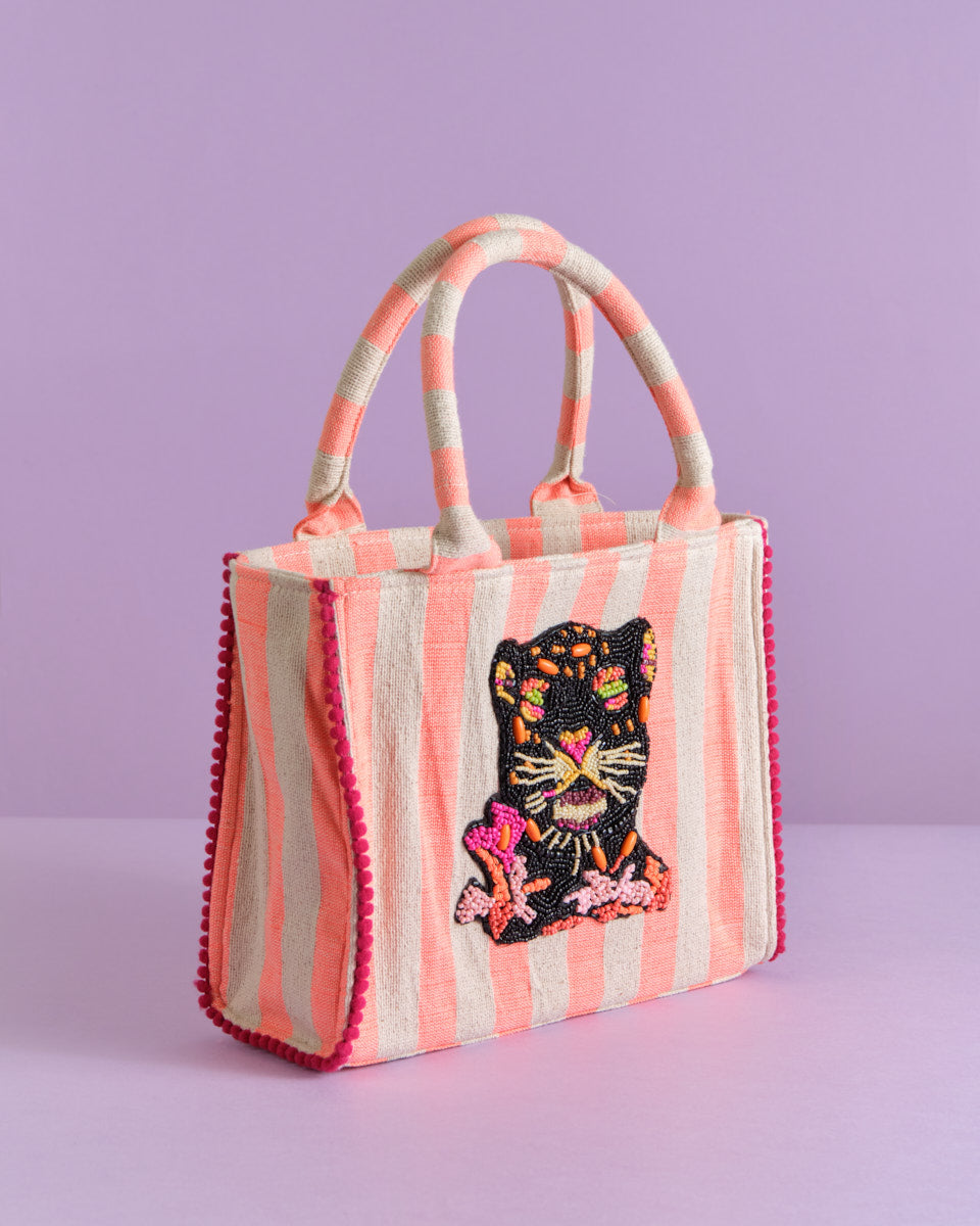 Beaded Tote (Black Panther)