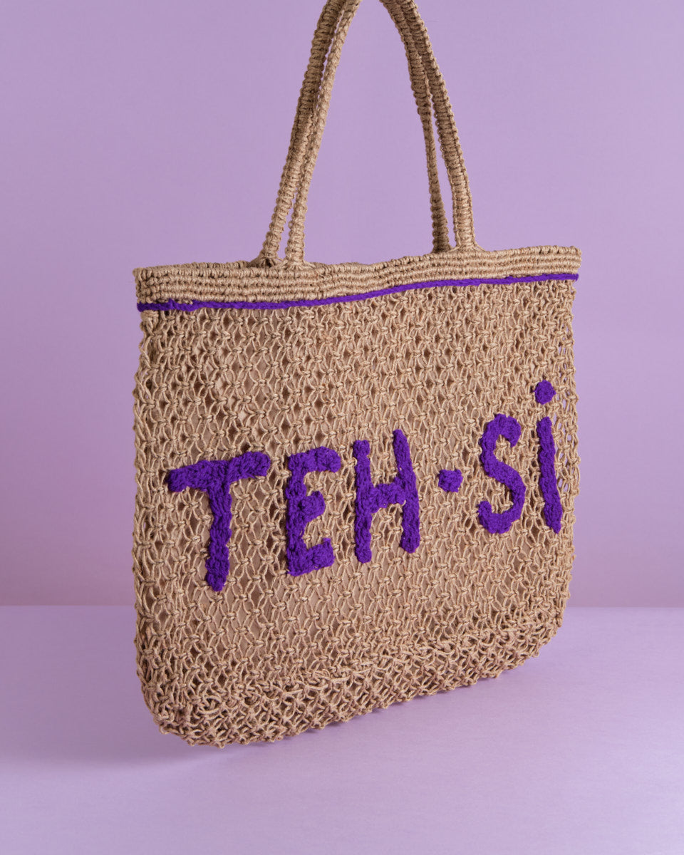 Singlish Tote (TEH-SI in Cobalt Blue)
