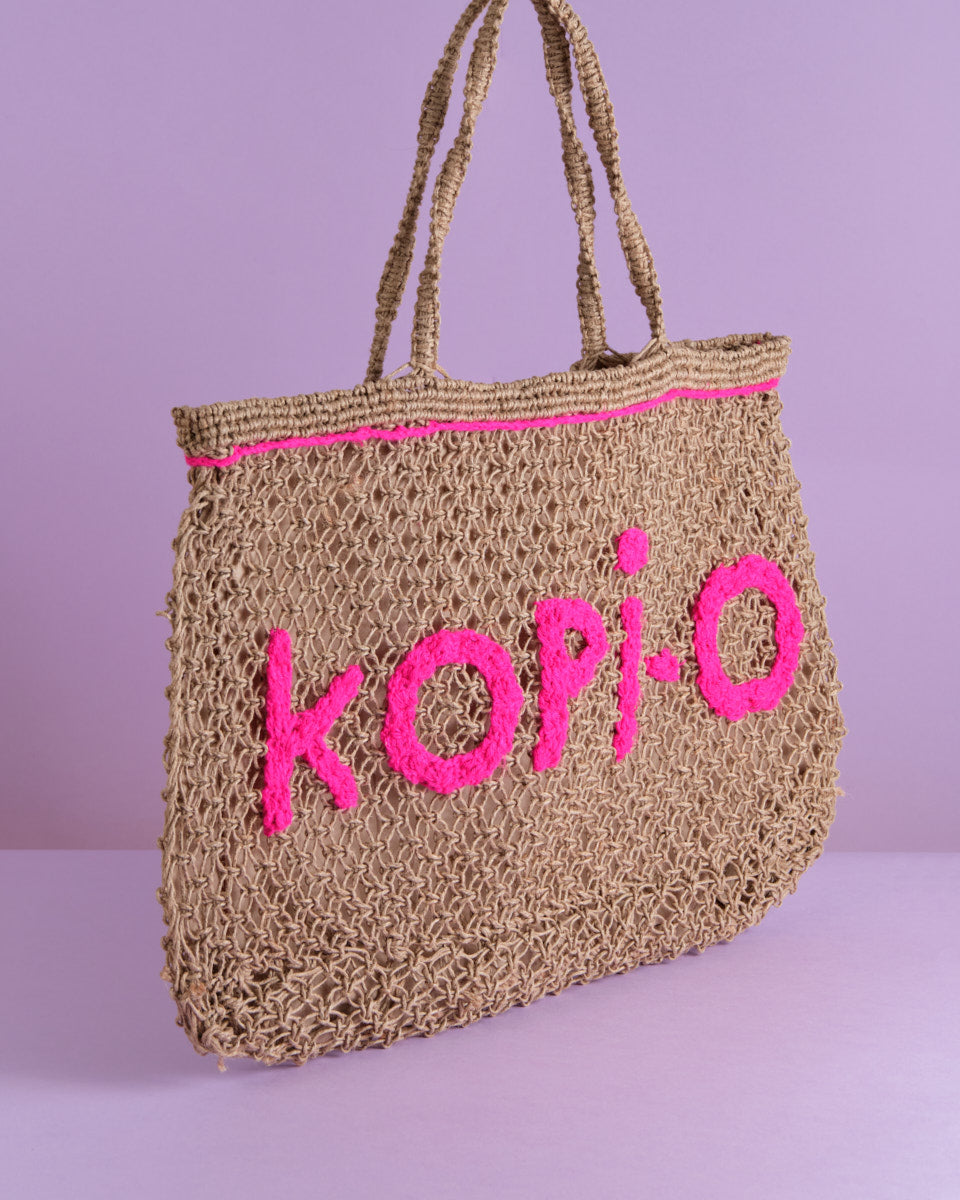 Singlish Tote (KOPI-O in Fuchsia)