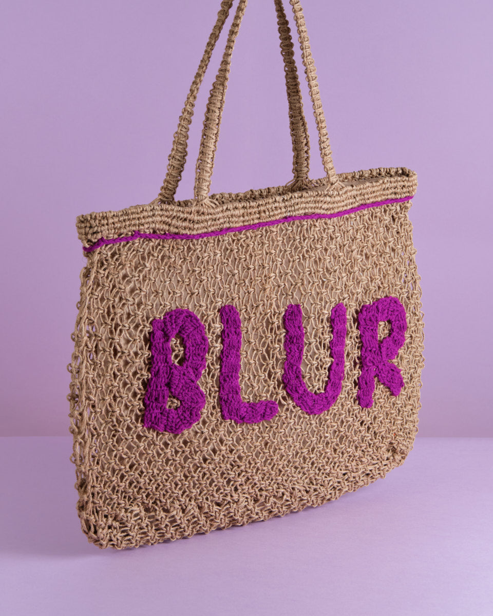 Singlish Tote (BLUR in Deep Purple)