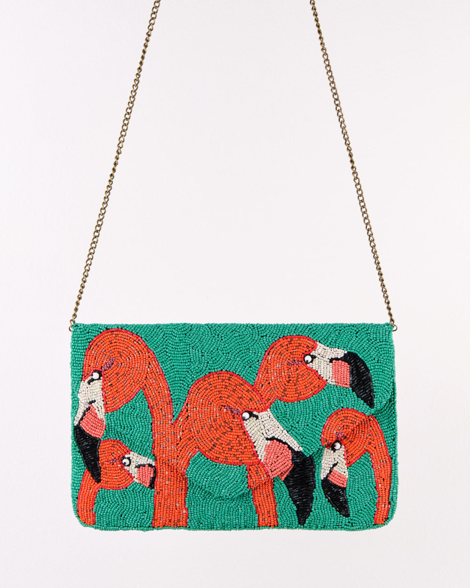 Flamingo Heads, Turquoise