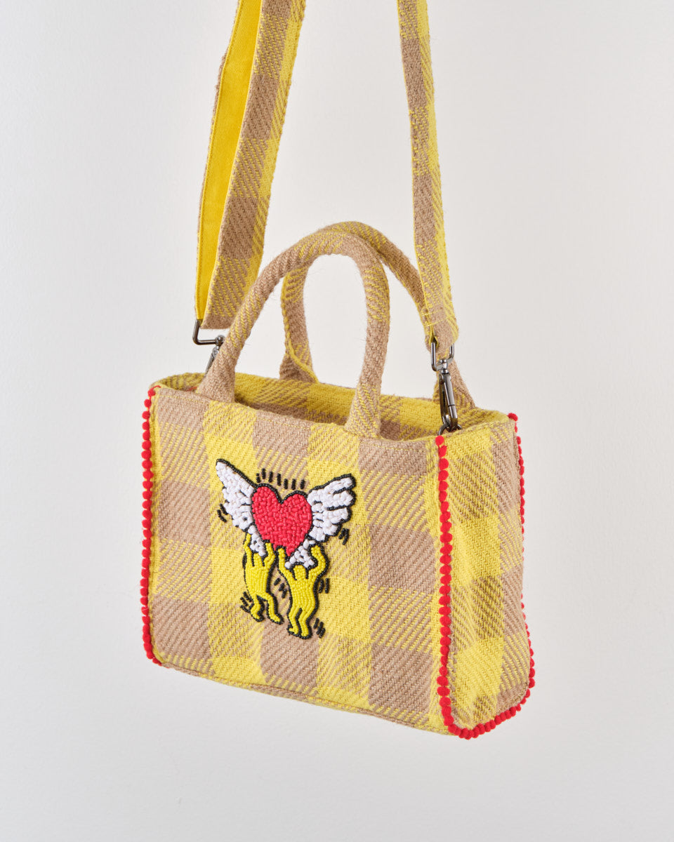Beaded Tote (Broken Heart)
