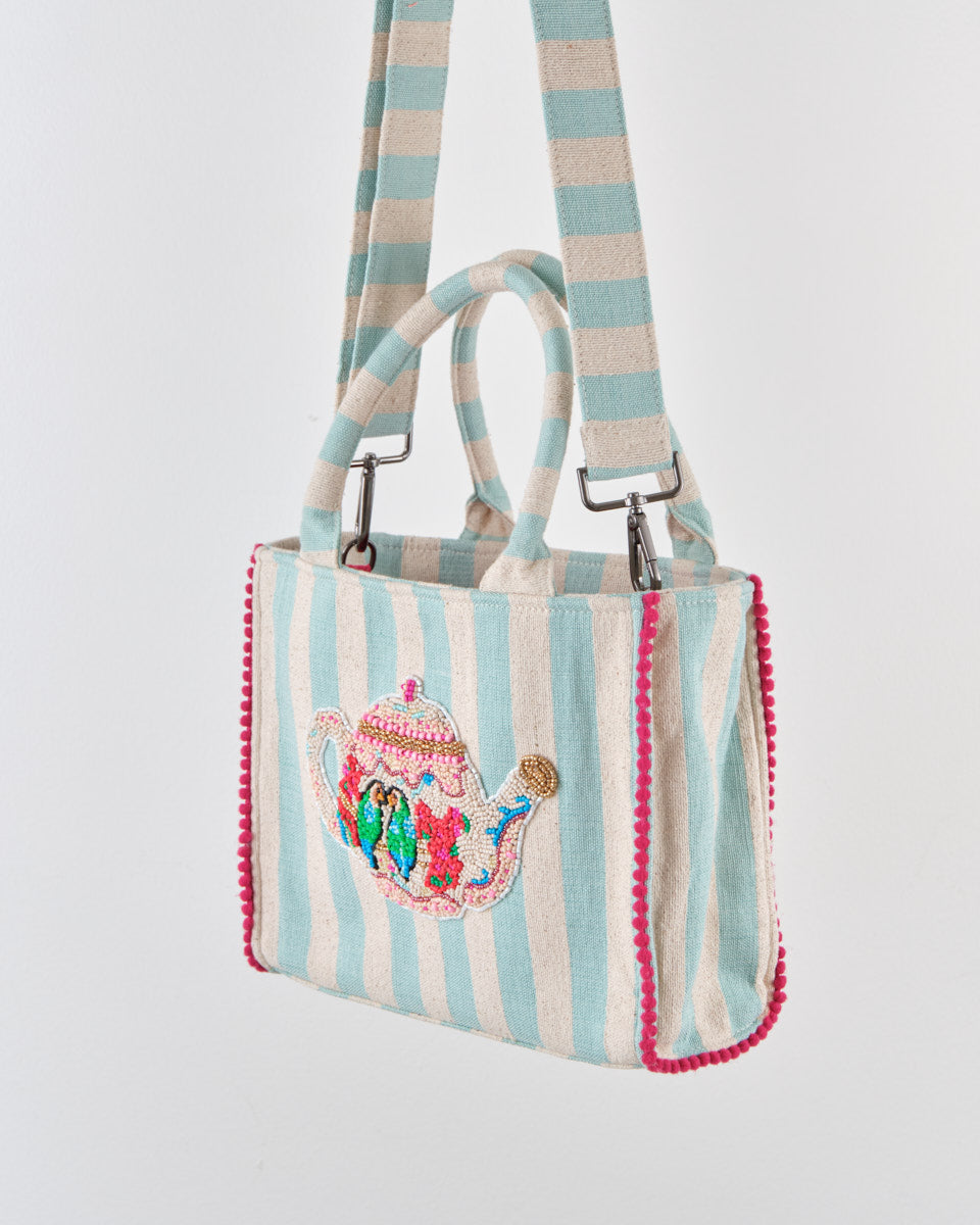 Beaded Tote (Oriental Teapot)