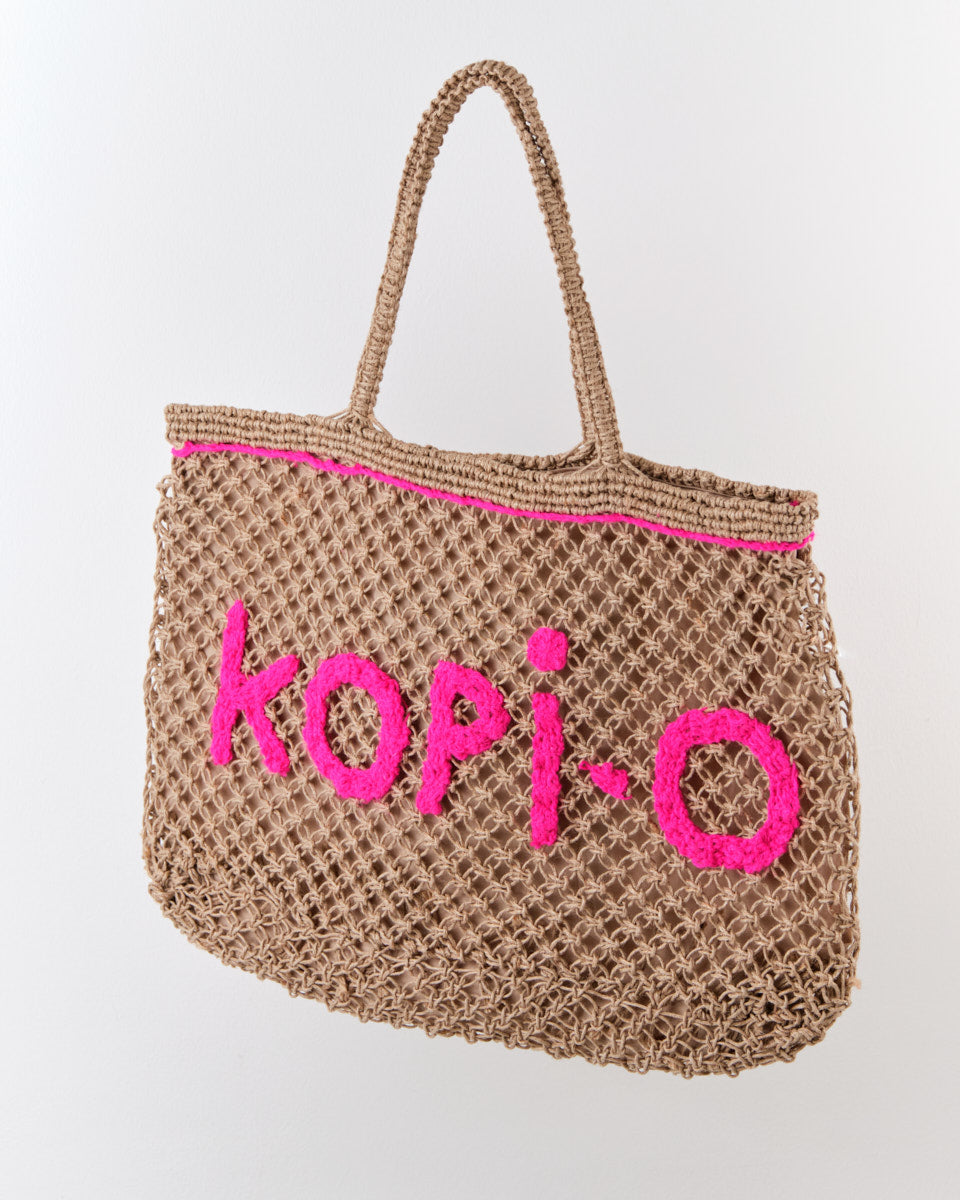 Singlish Tote (KOPI-O in Fuchsia)