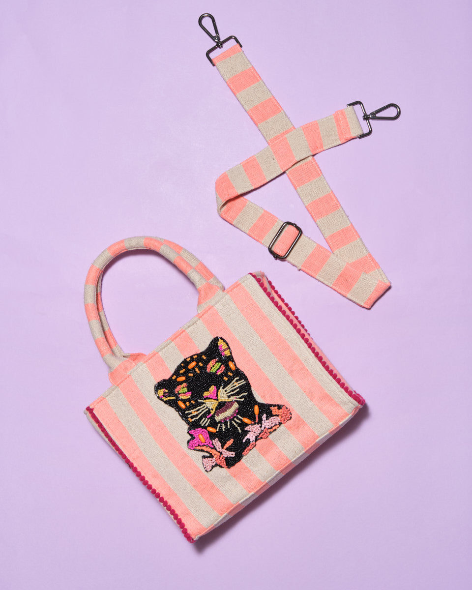 Beaded Tote (Black Panther)