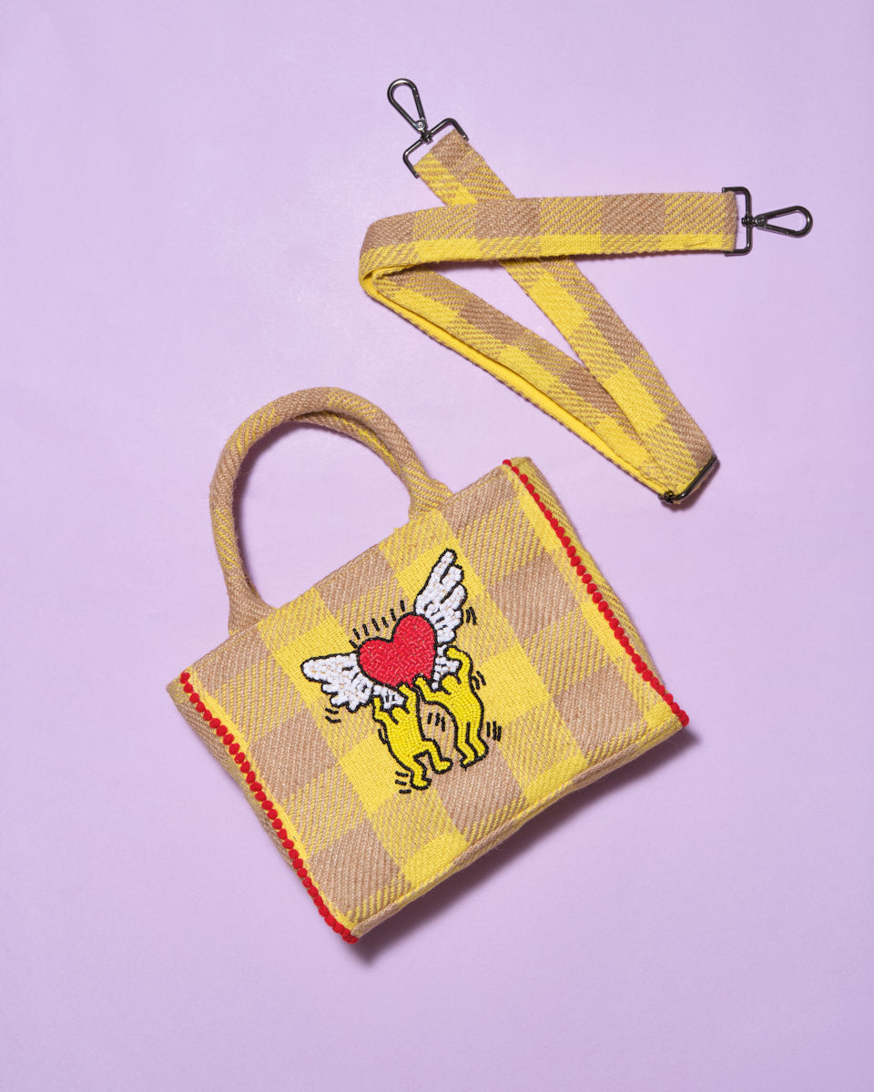 Beaded Tote (Broken Heart)