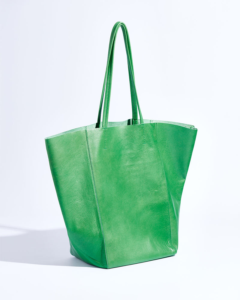 Emerald green tote online bag