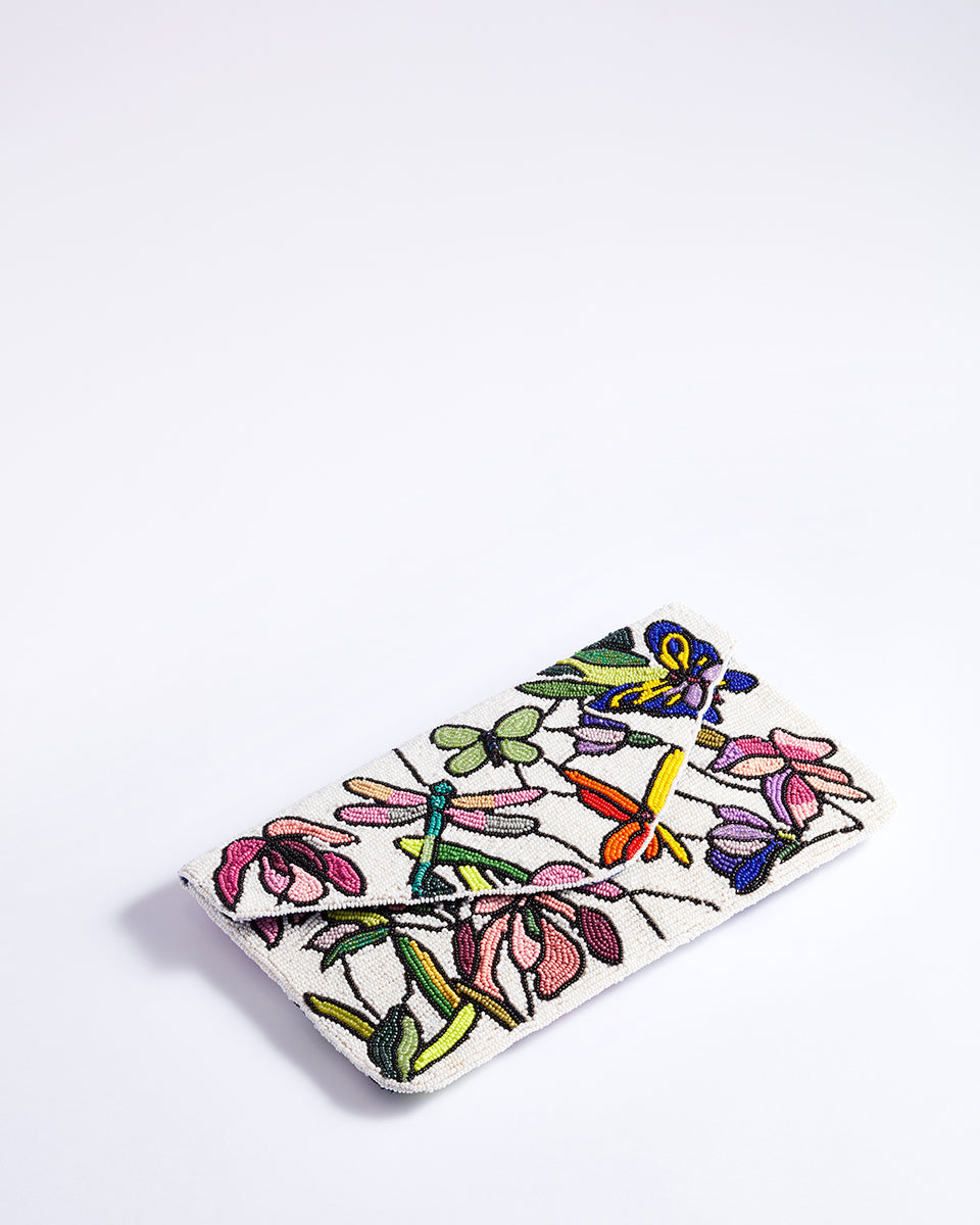 Handbeaded Clutch (Dragonflies in Flight)