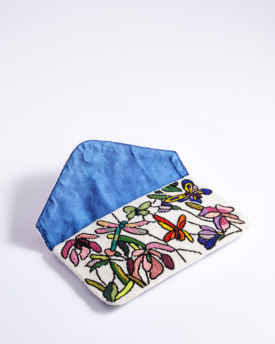 Handbeaded Clutch (Dragonflies in Flight)