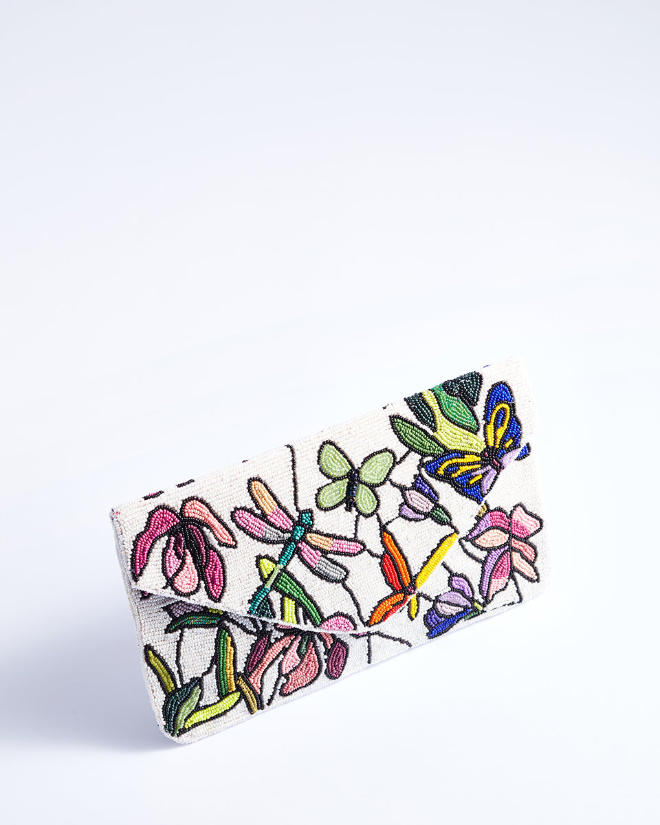 Handbeaded Clutch (Dragonflies in Flight)