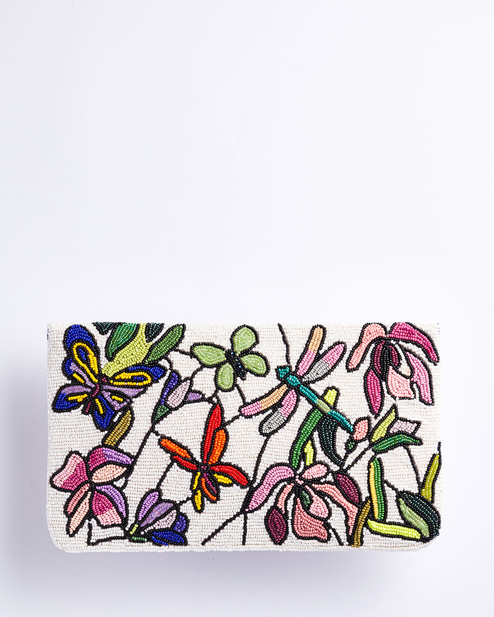 Handbeaded Clutch (Dragonflies in Flight)