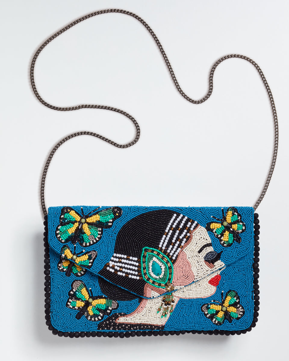 Handbeaded Clutch (Butterfly Queen)