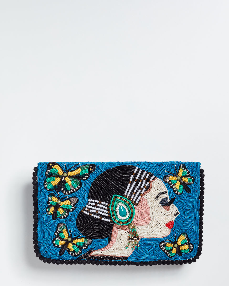 Handbeaded Clutch (Butterfly Queen)