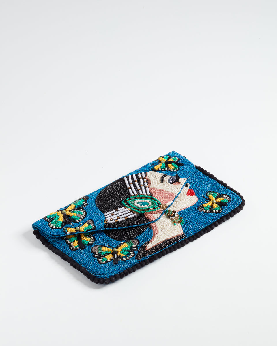 Handbeaded Clutch (Butterfly Queen)