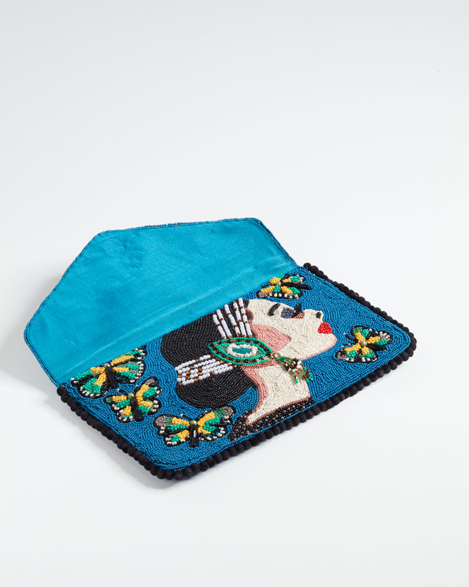Handbeaded Clutch (Butterfly Queen)